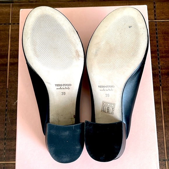 New in Box - JFK - Black leather slide - Size EU 39 / US 9 - Picture 5 of 5